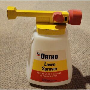 Chevron Ortho Lawn Garden Sprayer Plastic Bottle with Metal Top - Vintage
